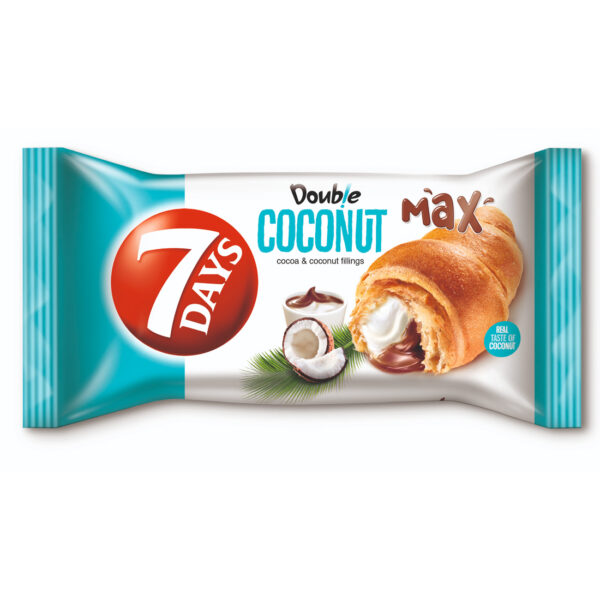 7 days Double Croissant Coconut und Cocoa 60g