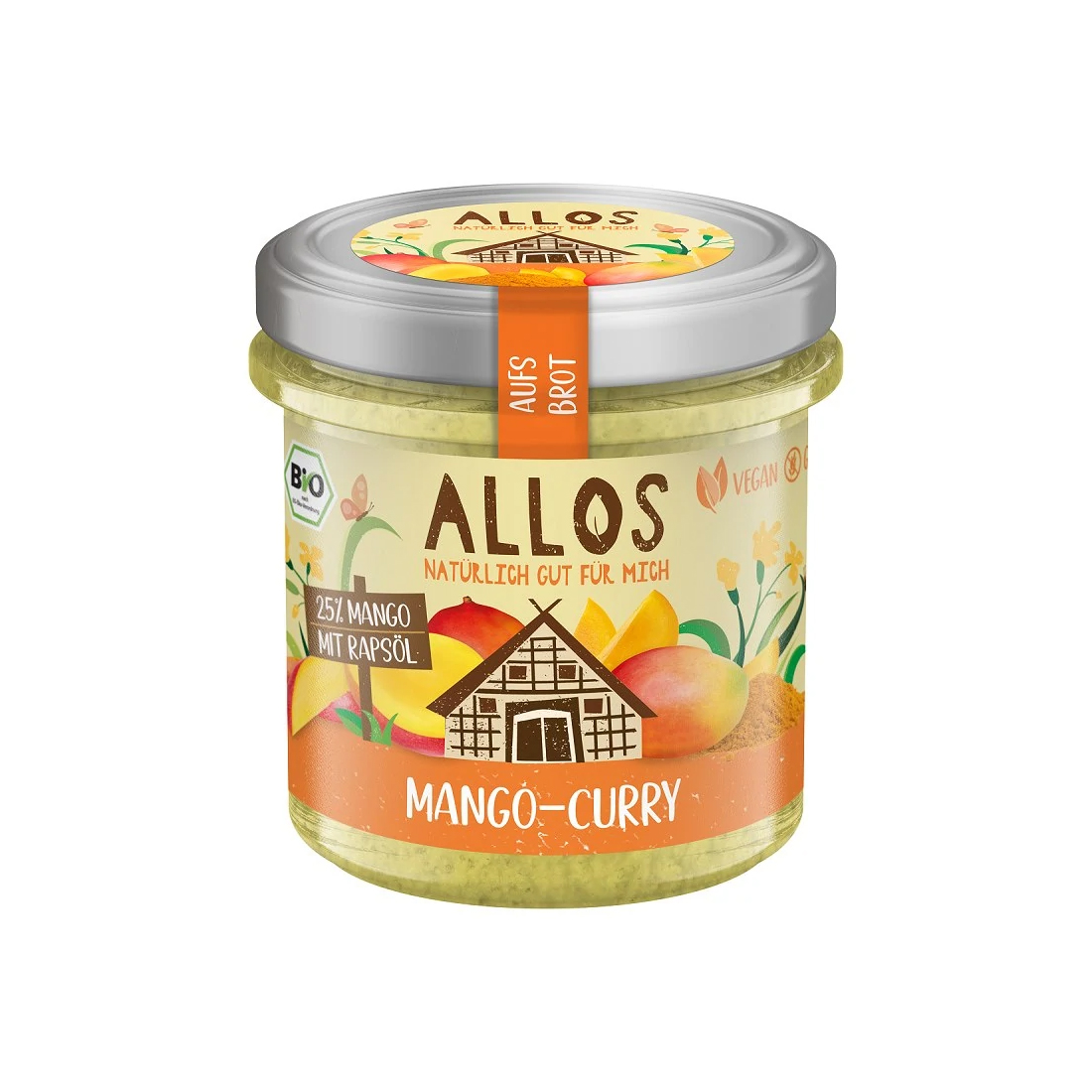 Allos – aufs Brot Mango Curry 140g