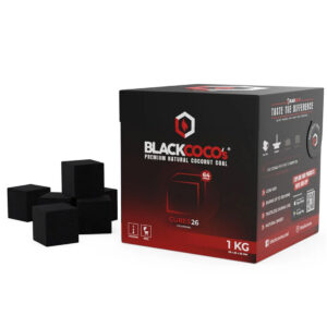 BLACKCOCO’s CUBES26 – 1kg (Premium Kokoskohle für Shisha)