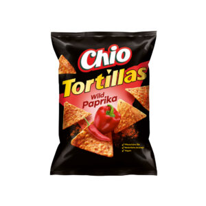 Chio Tortillas Wild Paprika vegetarisch vegan Chipstüte 110g