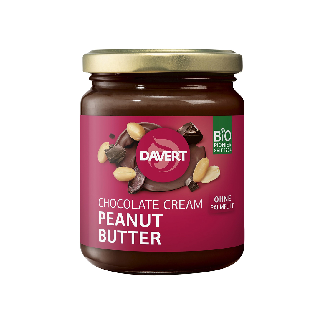 Davert – Chocolate Cream Peanut Butter 250g