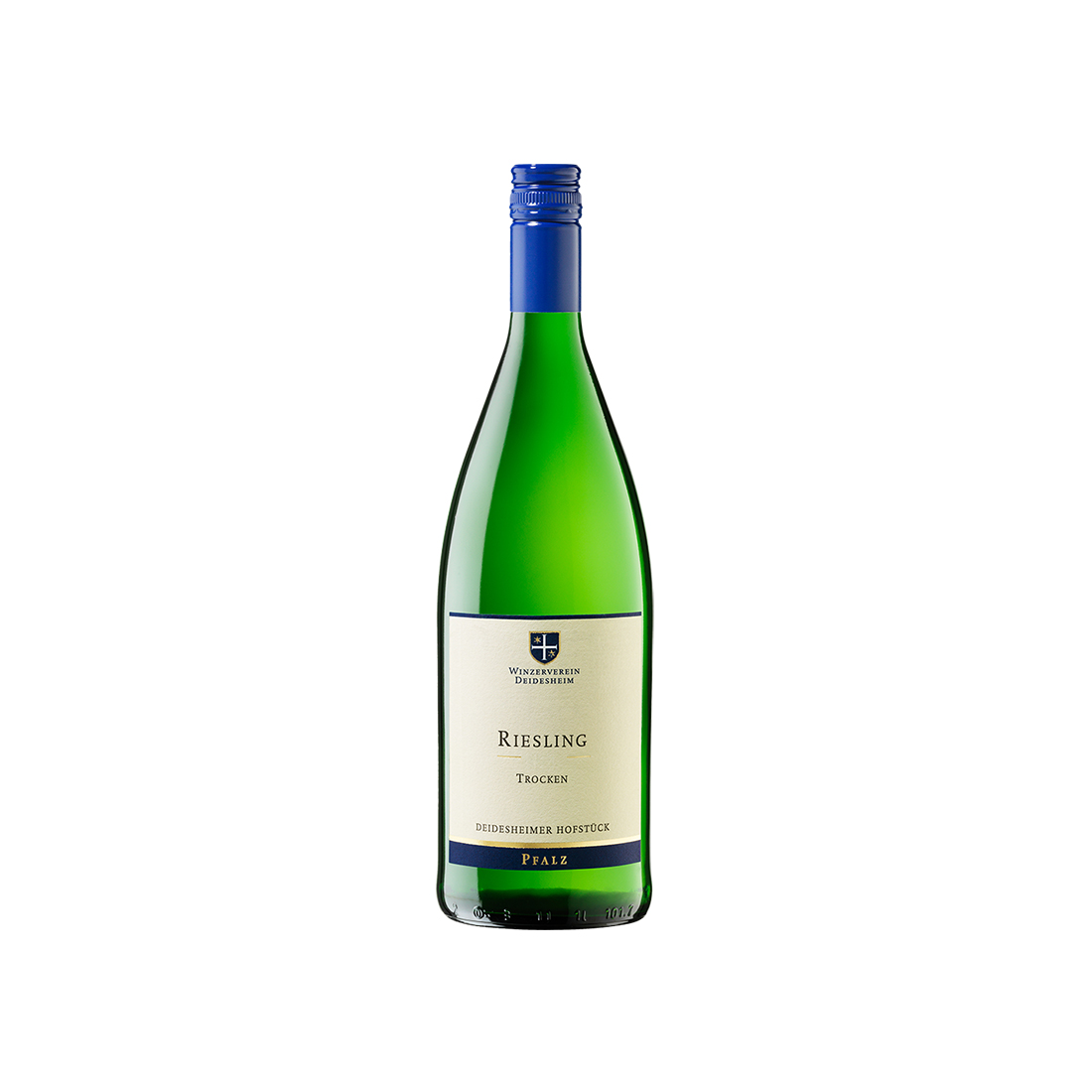 Deidesheimer Hofstück Riesling QbA Weißwein trocken - 1 x 1 l Flasche