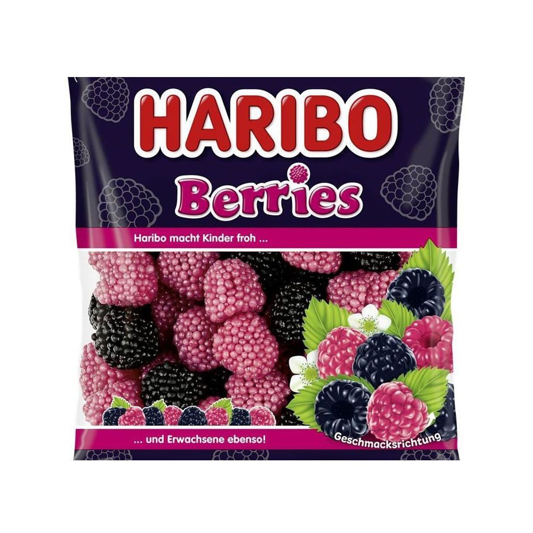 Haribo Berries beliebte Himbeeren mit einem softem Geleekern 175g