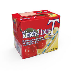 Kirsch Zitrone T – Erfrischungsgetränk mit Kirsch-Zitronen-Geschmack und Tee-Extrakt