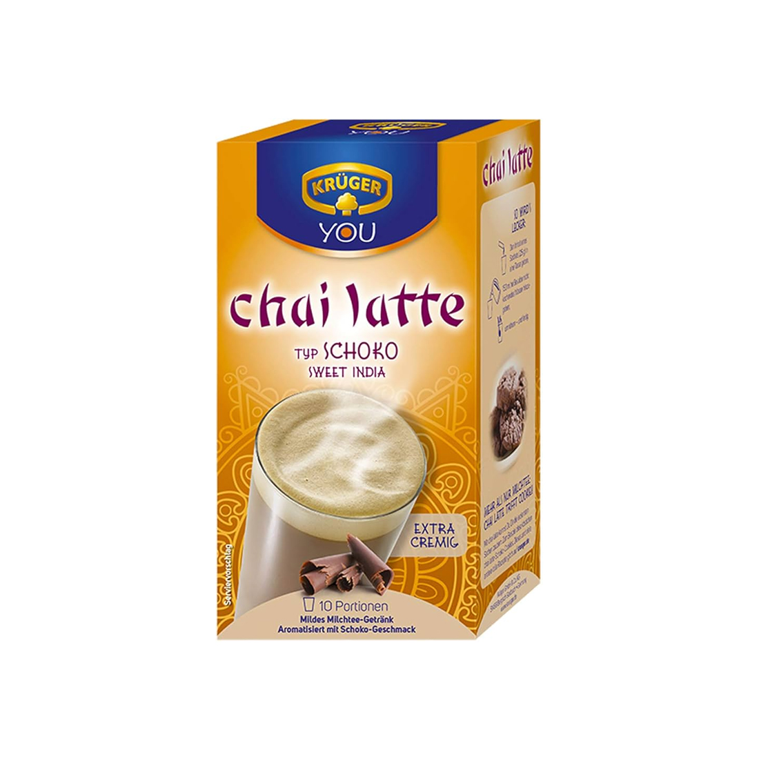 Krüger You Chai Latte Typ Schoko Sweet India – 250g (10 Portionen)