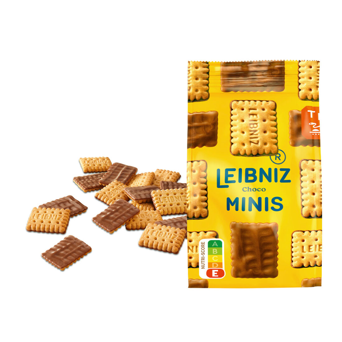Leibniz Minis Choco mit Vollmilchschokolade - 125 g Beutel