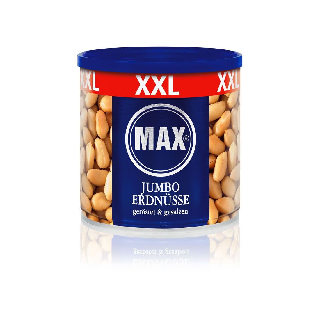 Max Jumbo Erdnüsse geröstet & gesalzen - 450 g Dose