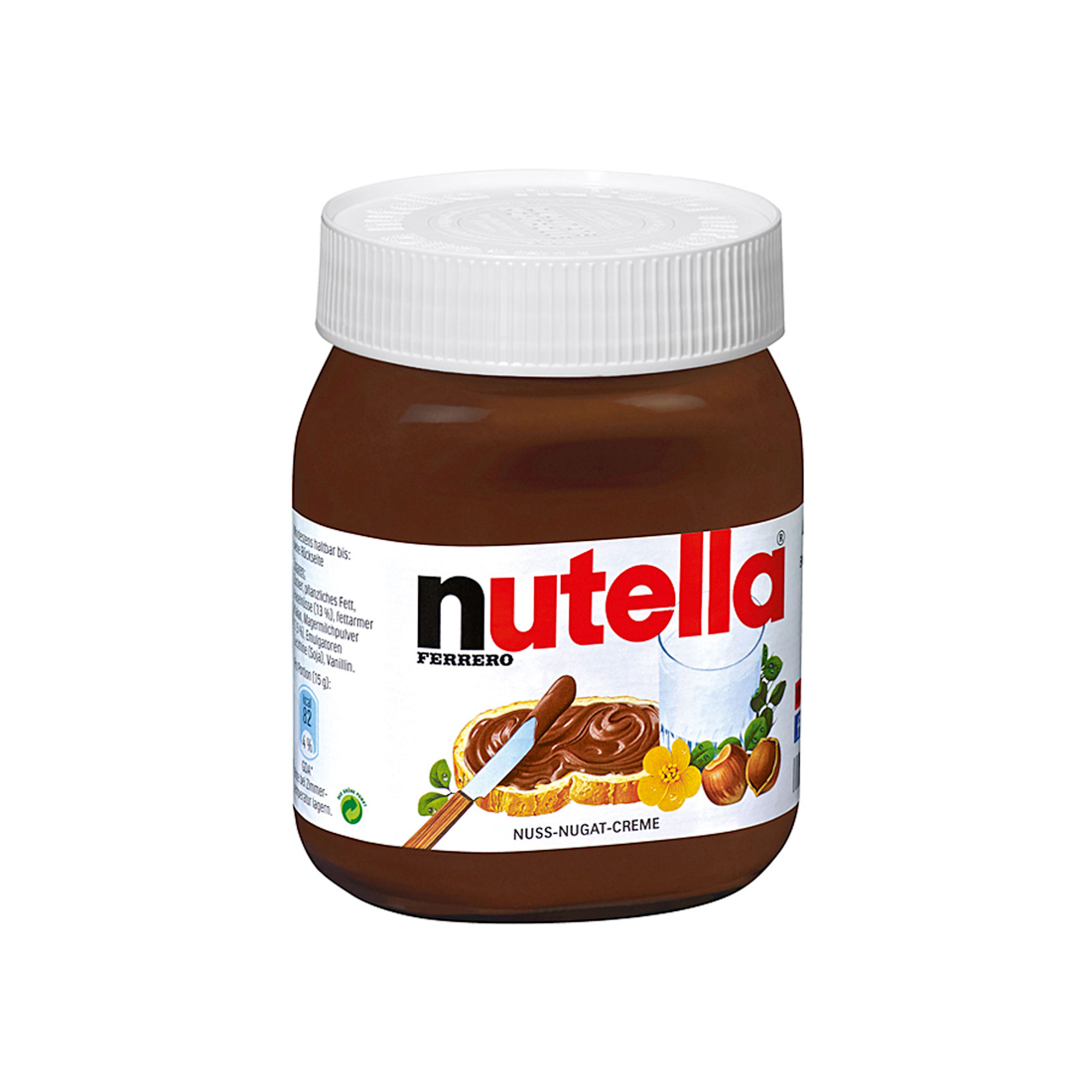 Nutella Aufstrich fürs Brot – 450g (Haselnuss-Nougat-Creme)