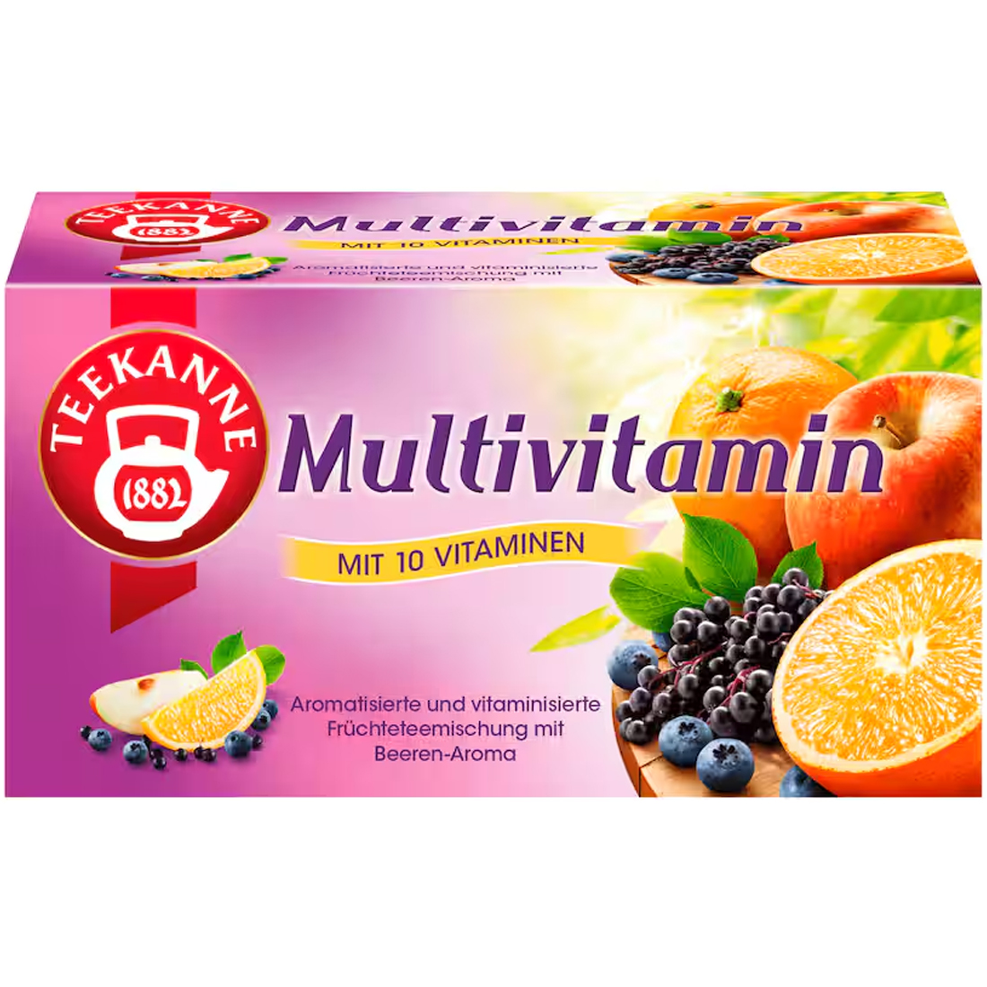 Teekanne Früchtee Multivitamin 20 Teebeutel