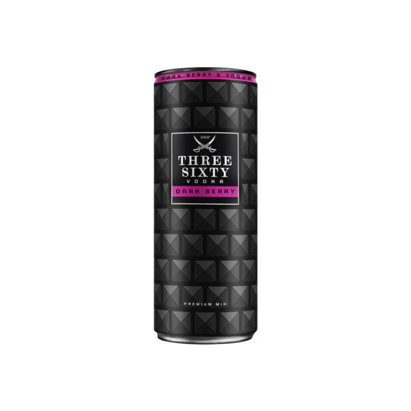 Three Sixty Vodka Dark Berry - 330 ml Dose