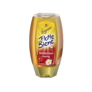 Langnese Flotte Biene Wildblütenhonig flüssig - 250 g Flasche