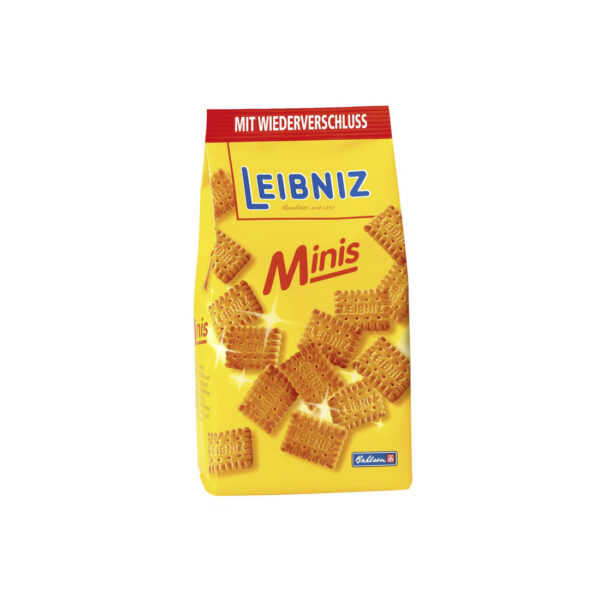 Leibniz Minis Butterkeks mit Wiederverschluss Knackfrisch 150g