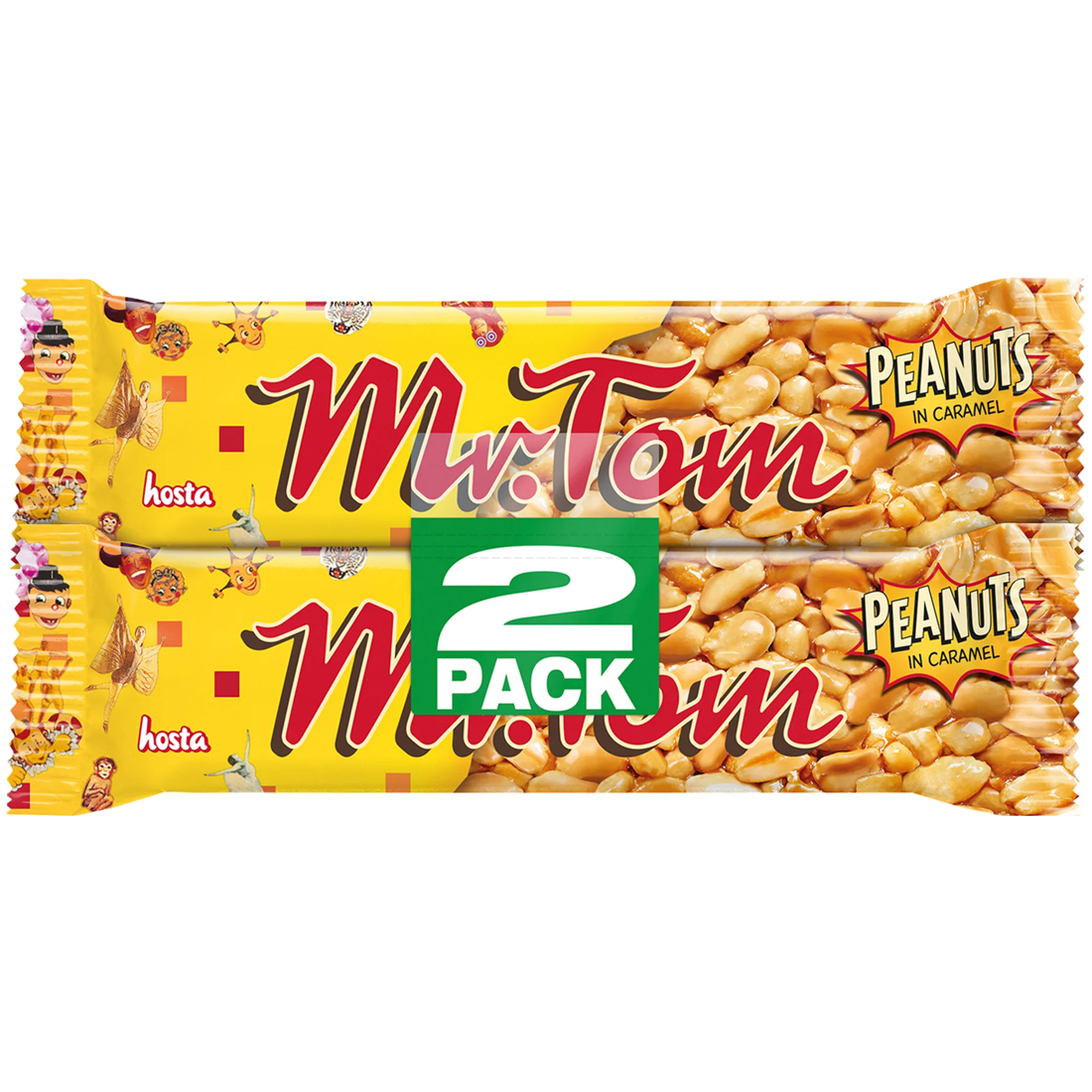 Mr Tom Erdnussriegel aus gerösteten Erdnüssen mit Karamell 2 x 40g