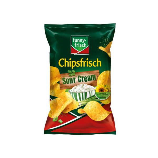 funny frisch Chipsfrisch Sour Cream Style knusprig frisch 150g