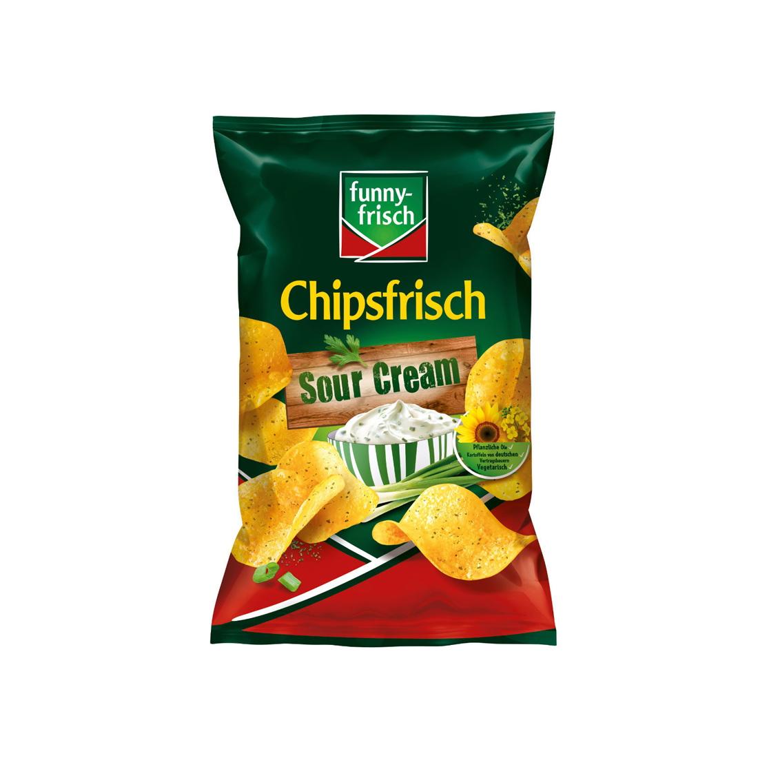 funny frisch Chipsfrisch Sour Cream Style knusprig frisch 150g